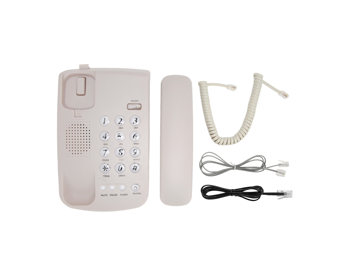 Telefone Fixo Com Fone Livre E Funções Básicas