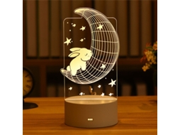 (estilo A) Luminária Noturna 3d De Led Em Acrílico