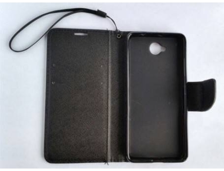 Capa Microsoft Lumia 650 FANCY Flip Preto