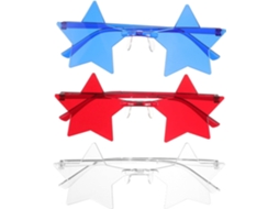 Óculos Estrela Do Dia Da Independência, Conjunto De 3 Peças Em Pc