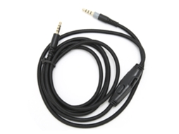 Cable de Áudio de 3,5 Mm Macho a Macho com controle de volume para Hyperx Cloud Alpha