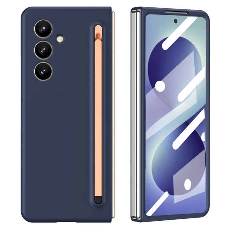 Capa EIFSON Para Samsung Galaxy Z Fold8 Ultra, Com Pen- Compatível - Azul Escuro