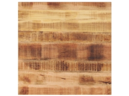 Vidaxl Tampo De Mesa Quadrado 70x70x3,8 Cm Mangueira Áspera Maciça