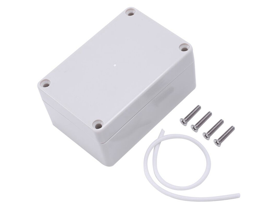 Caixa Eletrônica Em Plástico Abs, À Prova D'água Ip65, Para Junção Eletrônica, Com Tomada Ip65, Dimensões 100 X 68 50 Mm