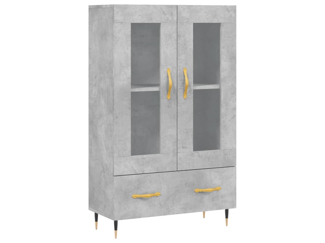 Highboard, Highboards Vidaxl Cinzeto Madeira Processada (n/a)