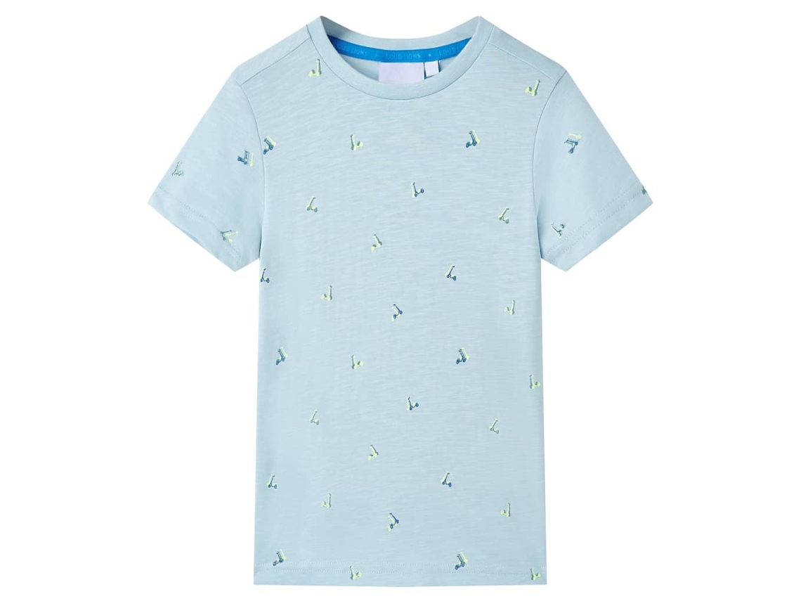 T-shirt Para Criança Azul 140