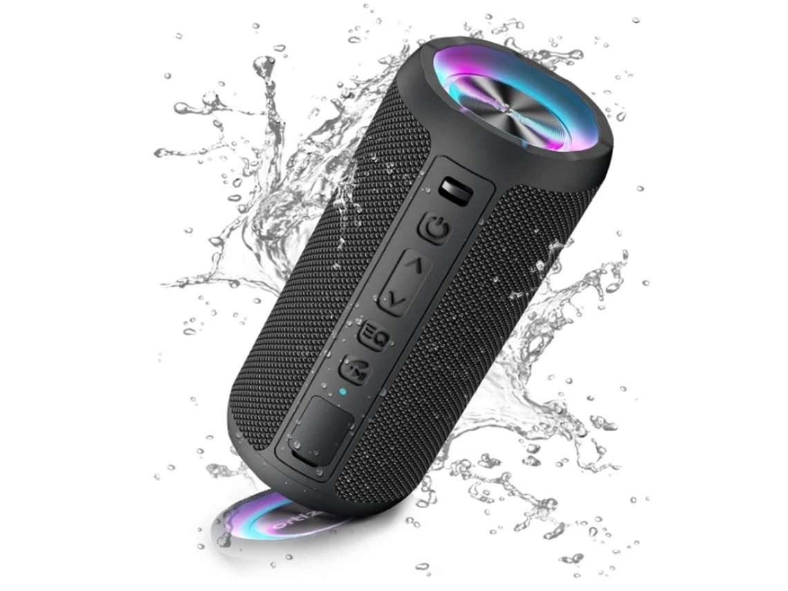 Alto Falante Bluetooth Alto Falantes Portáteis Sem Fio Bluetooth Com Luz Led Volume Mais Alto E Graves Aprimorados Preto Yizhood