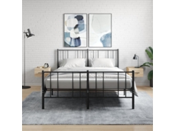 Wall-mounted Bedside Cabinet, Wall-mounted Bedside Cabinets Vidaxl Marrom Madeira Processada (n/a)