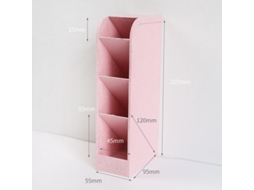 Estojo Porta, Lápis Multifuncional, Tamanho: Cor: Rosa BRILVIBERA