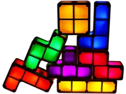 Lâmpada Tetris Empilhável 7 Cores Puzzles 3D Presente Criativo NEVEANCE