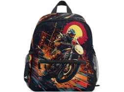 3 Mochilas De Corrida Motocicleta Para Crianças Meninos Meninas Infantis Bebês Mochila Pequena