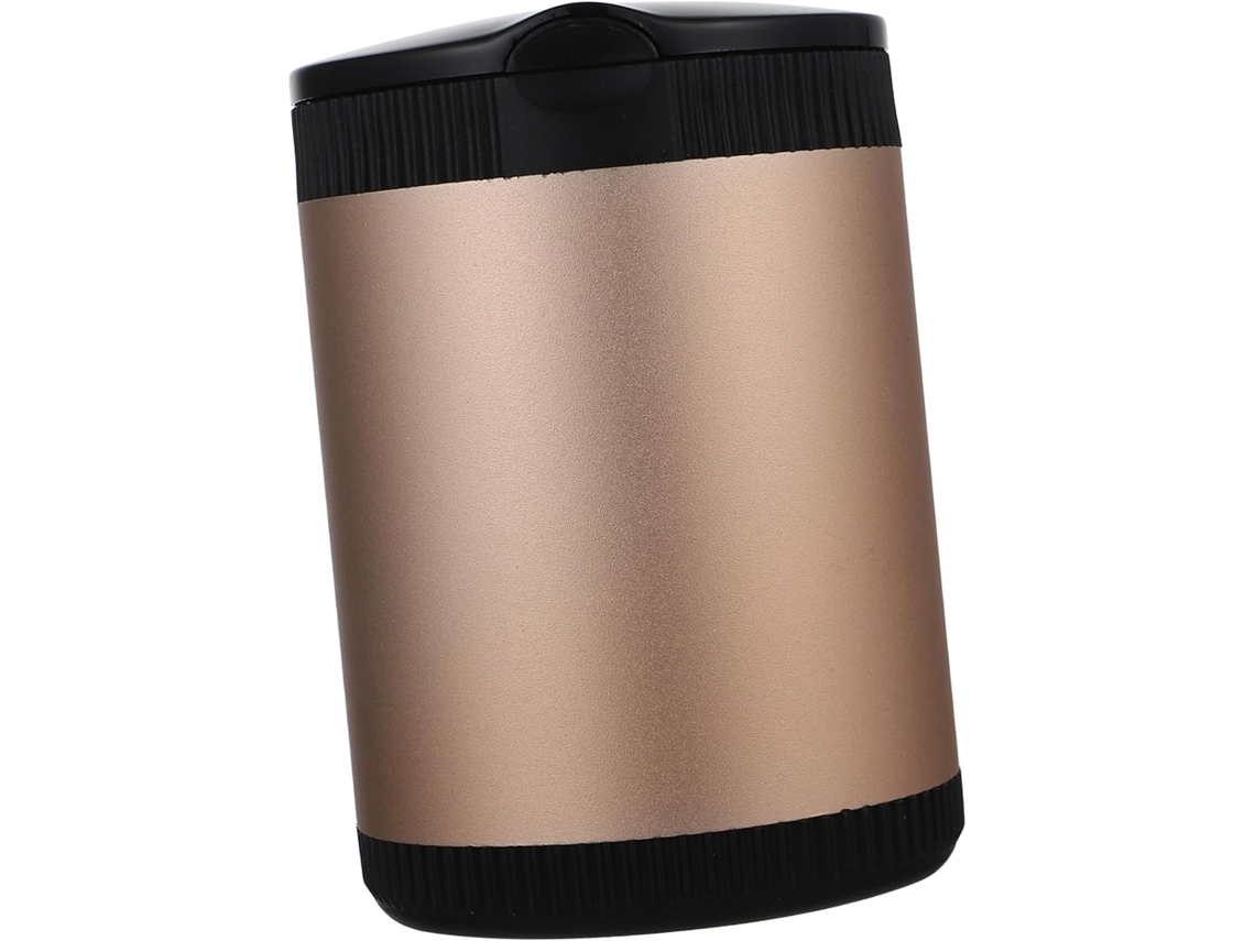 Cinzeiro Portátil Para Carro Com Luz Led Decorativa, Liga De Alumínio, Prático E Elegante, Tampa À Prova De