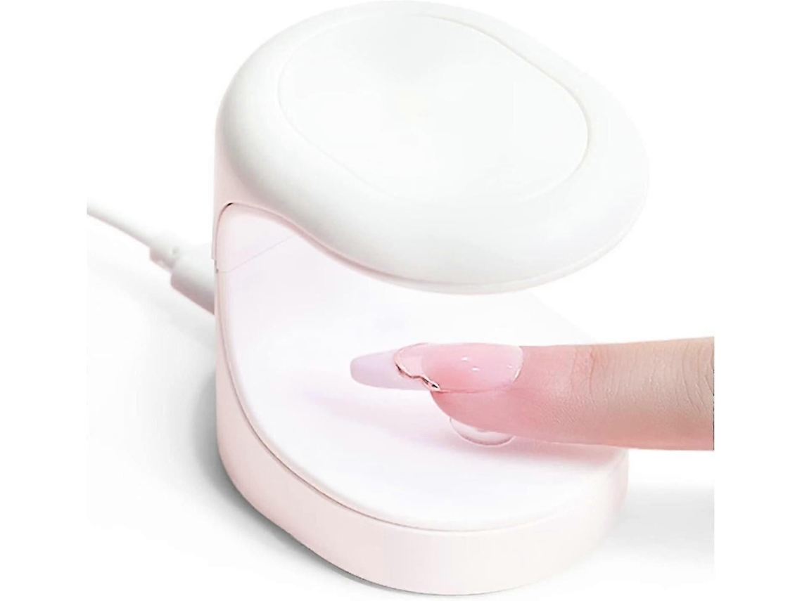 2025 Branco 1 Unidade Mini Lâmpada Uv para Unhas Eua Secador de Esmalte Profissional Lâmpada Uv Led para Unhas Usb Portátil NOSTALGIA88