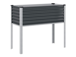 Garden Planter, Garden Planters Vidaxl Antracite Aço (100 X 45 X 90 Cm)