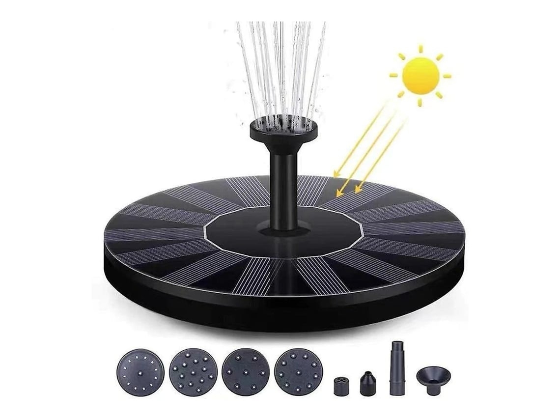 Fonte solar circular STELASPLEN para piscina, durável, multifuncional, 16 cm
