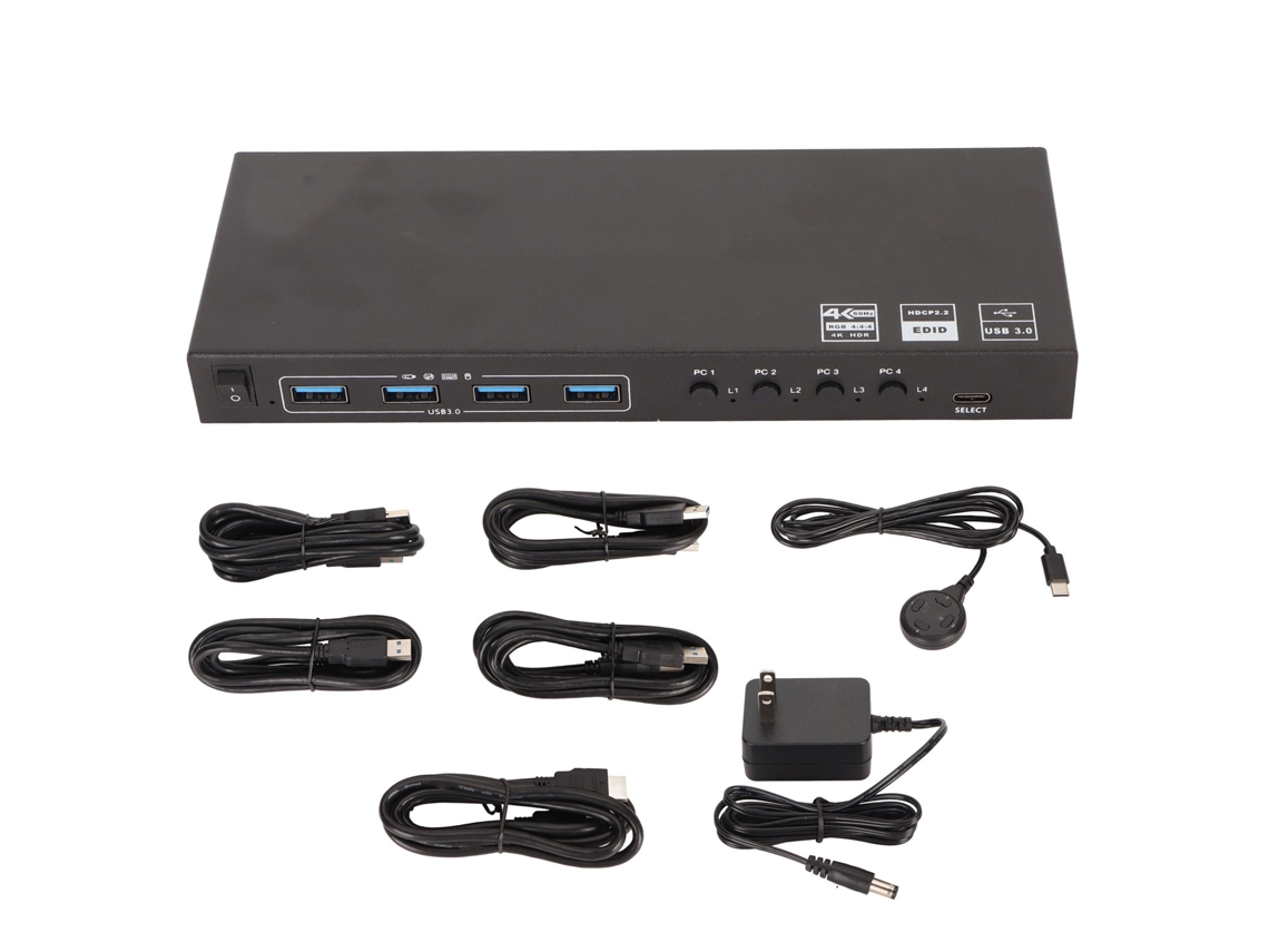 Switch Kvm Usb LAXISCREED 8 Portas 4k 60hz