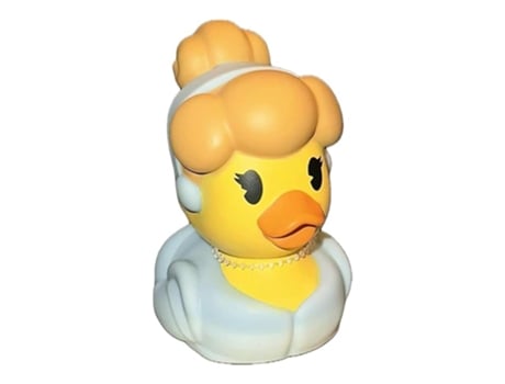 Just Play Pato de Borracha Princesa Cinzas Brinquedo de Banho Colecionável 33427 Just Playp25pn