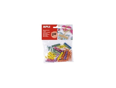 Livro Paq/20 Mini Pinza Madera Decorada Colores Surtidos De Desconocido (espanhol)