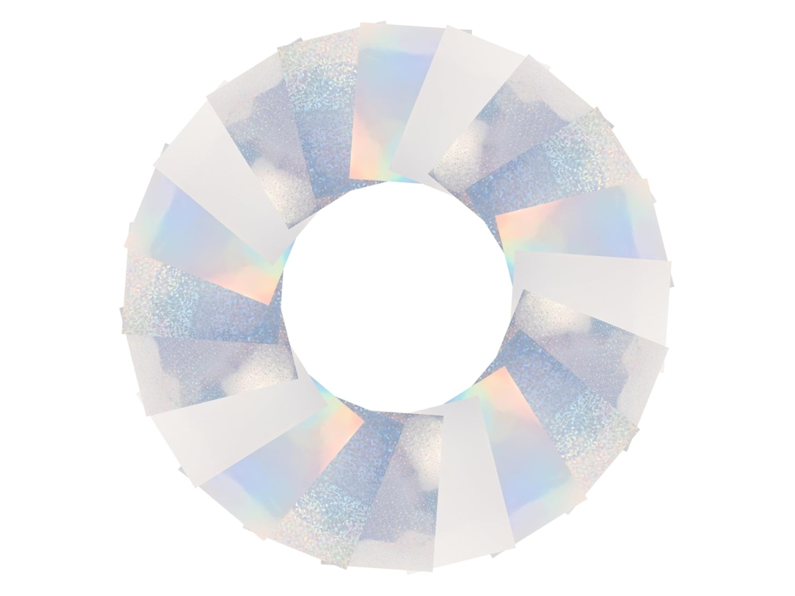 20 folhas de vinil adesivo holográfico A4 autoadesivo para projetos de artesanato, com estampas vibrantes e à prova d'água.