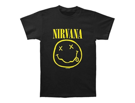 T-shirt De Mulher Zmdecqnb Nirvana Smile With Algodão Branco (l)