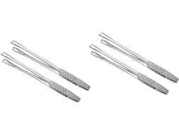 Conjunto De 2 Pinças Para Churrasco Em Aço Inoxidável Toyvian, Utensílio De Cozinha Prático Para Cozinhar, Servir E
