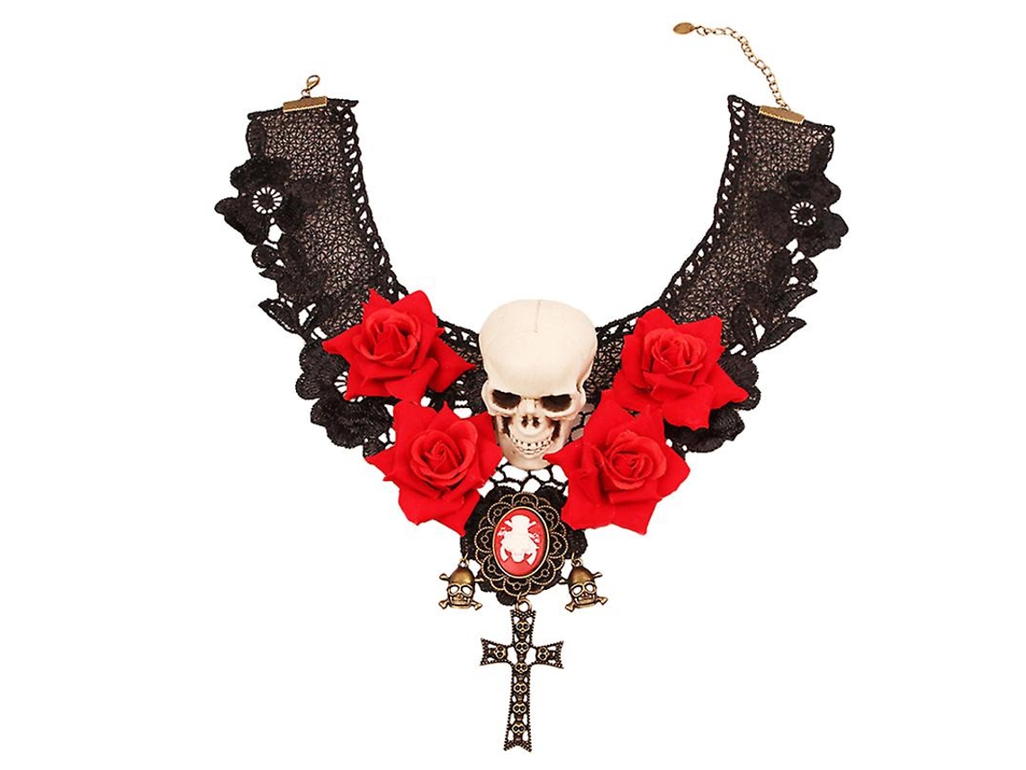 1Pcs Colar Feminino para Presentes de Halloween ALLINLESS