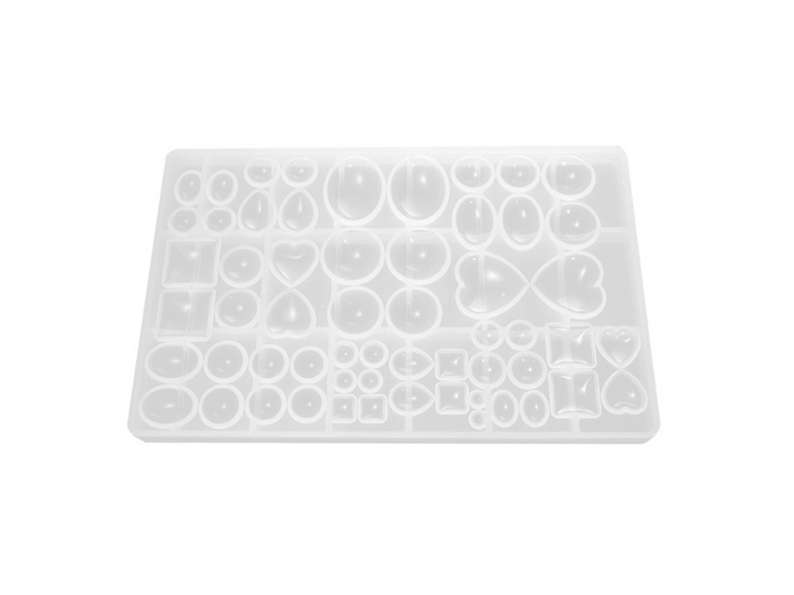 Molde De Silicona Flexible Para Joyería Diy, Resina Piedra, Ecológico, Desmolde Fácil Y Reutilizable