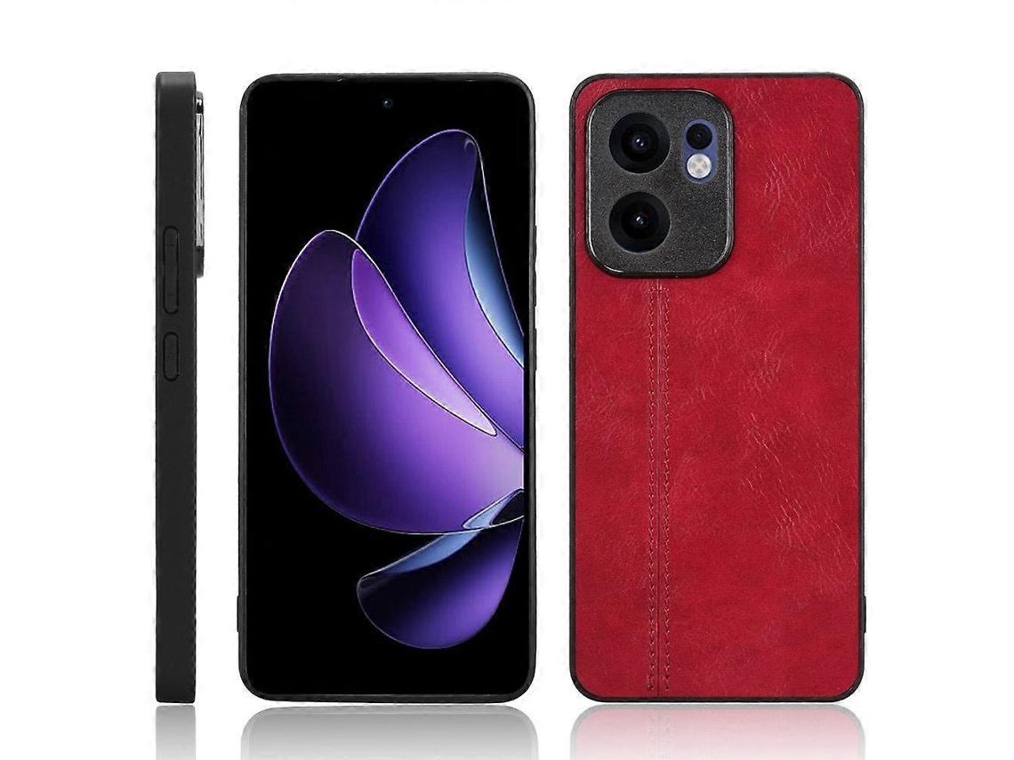 Capa Traseira Com Estampa De Vaca E Costura Para Oppo Reno13 F 4g/5g