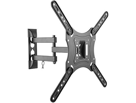 Suporte para TV de Braço Duplo Inclinável e Giratório VESA Preto NSV