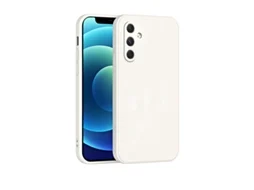 Capa Para Samsung Galaxy A17, Capa Protetora De Silicone De Cor Sólida, Branca