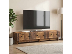 Vidaxl Gabinete Para Tv Com Gaveta Madeira Antiga 147 X 34,5 X 30 Cm