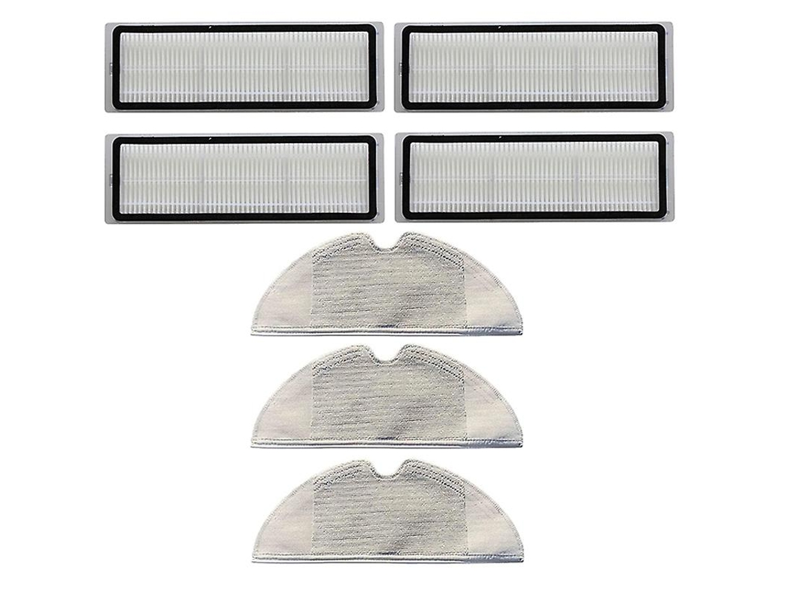 Conjunto de Filtros + Panos de Esfregão para Peças de Aspirador de Pó Xiaomi Mijia Mi 1C