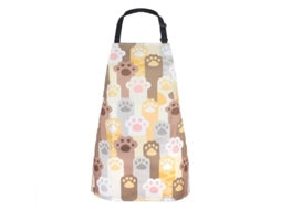 Avental Para Bebê De Poliéster Com Bolso, Proteção Contra Manchas De Comida E Gordura, Ideal Para Cozinha E Casa Palmeira-gato