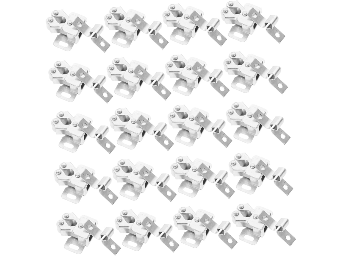 Conjunto Com 20 Fechos De Esfera Portas Armários, Travas Metálicas Móveis E Closets