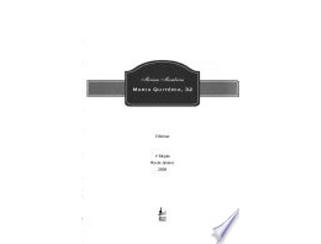 Livro Maria Quiteria, 32: Cronicas de Miriam , 1938- Mambrini (Português do Brasil)