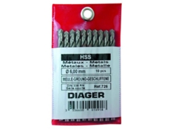 Broca para Metal Hss Pro com Diâmetro 10 DIAGER