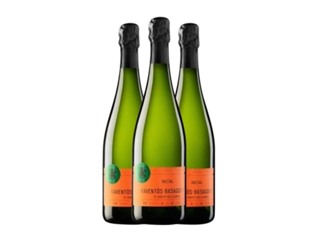 Vinho branco RAVENTÓS I BLANC Basagoiti Inicial Brut Reserva (0.75 L - 3 Unidades)