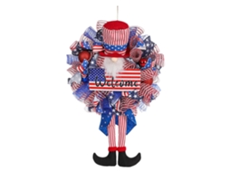 Guirlanda De Festa Americana Laxiscreed Para Decoração De Porta E Interior