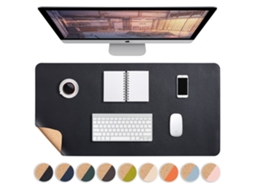 Mousepad Gamer Estendido À Prova Dágua Com Tapete Para Teclado, Preto, 90x45cm Brilvibera