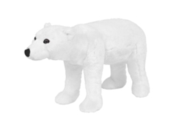 Vidaxl Brinquedo De Montar Urso Polar Peluche Branco Xxl