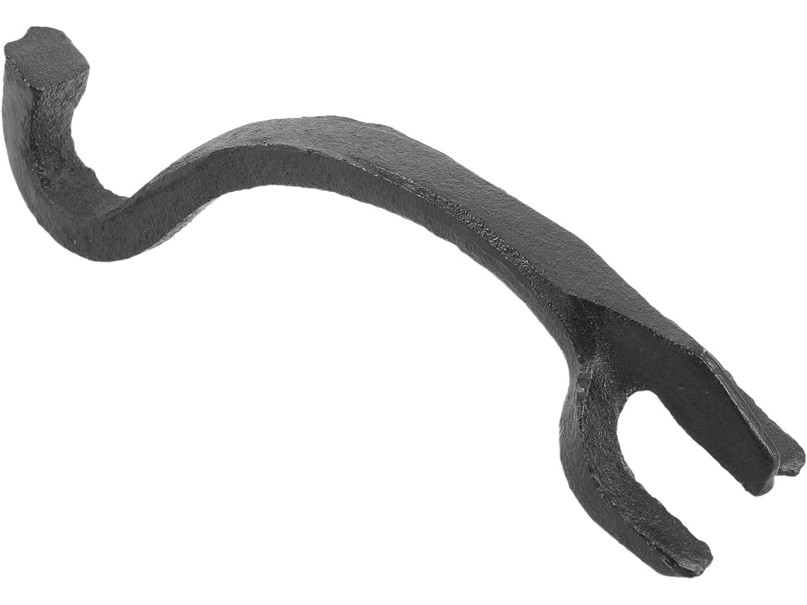 Pinça Para Churrasco Tofficu Em Ferro Fundido, 14x 4x 3, 8cm, Com Cabo Antiderrapante E Antiescaldante, Suporte Versátil