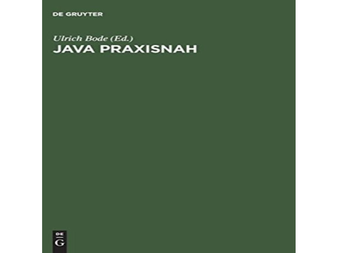 Livro Java praxisnah de De Gruyter (Alemão)