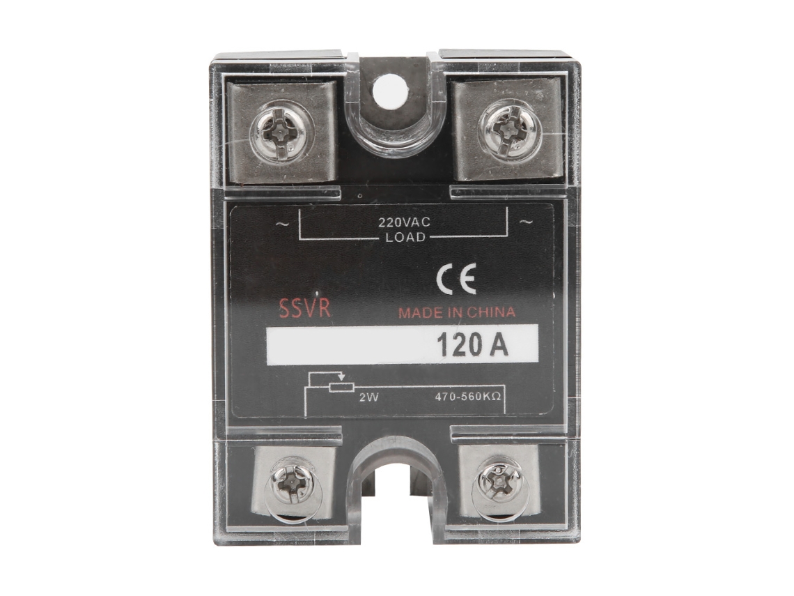 Regulador de Voltaje de Estado Sólido R Berm 120A 470 560kΩ 220VAC Monofásico