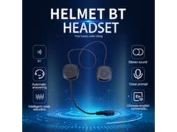 Capacete Moto Headset Bt 5.0 Redução De Ruído