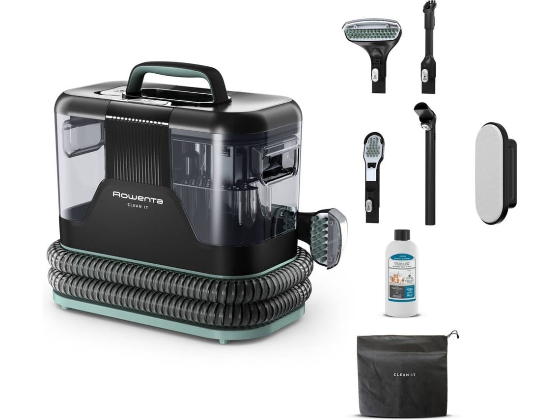 Maquina de Limpeza Têxteis ROWENTA IN5021 Clean IT Pet (Outlet Caixa Aberta - 750 W - 2.3 L - Cabo 5m - Preto e Verde)