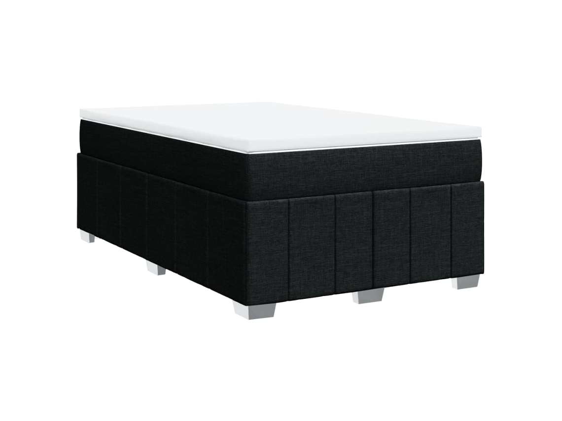 Box Spring Bed, Box Spring Beds Vidaxl Preto Tecido (120 X 190 Cm)