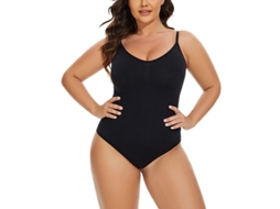 2026 mono Top Thong com Controle Abdominal Versátil Confortável Roupa Casual para Compras e Citas