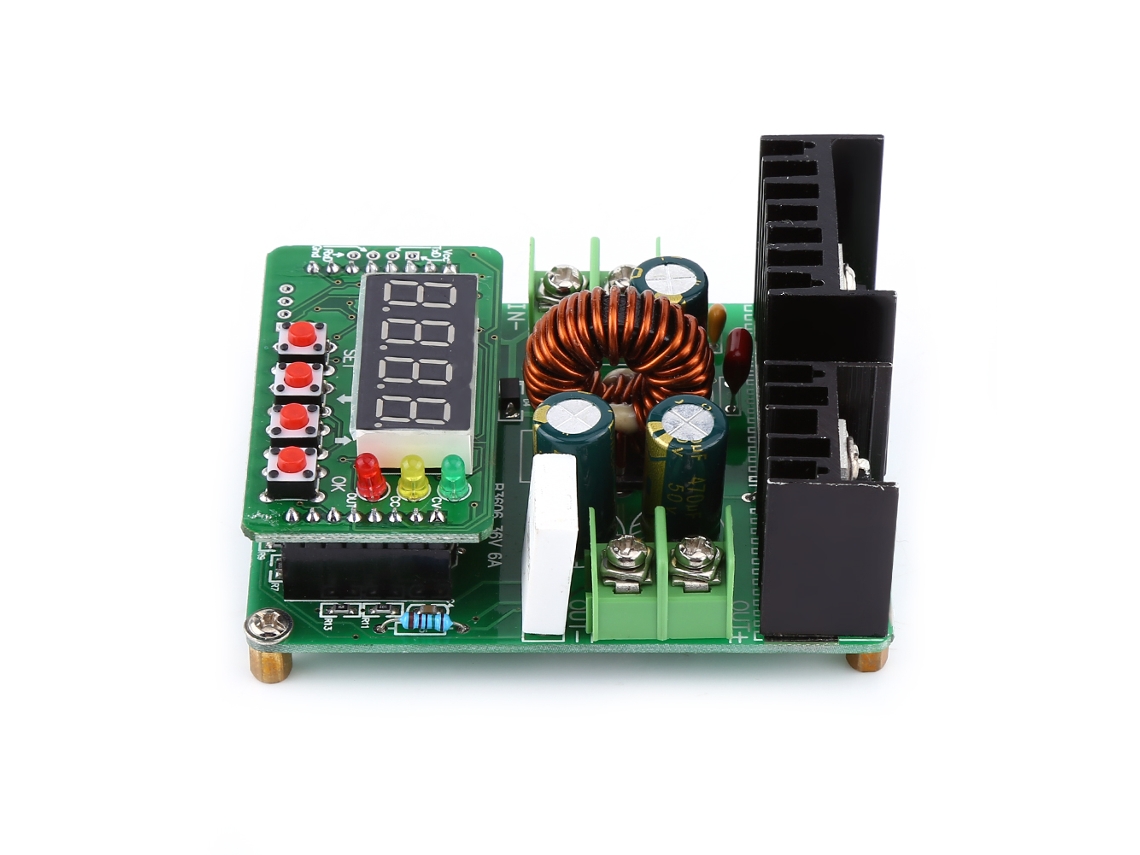 Módulo Buck Dc-dc Ajustável 36v 6a Com Display