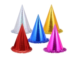 10pcs Chapéu De Cone De Festa Para Aniversário De Adereço De Foto Allinless
