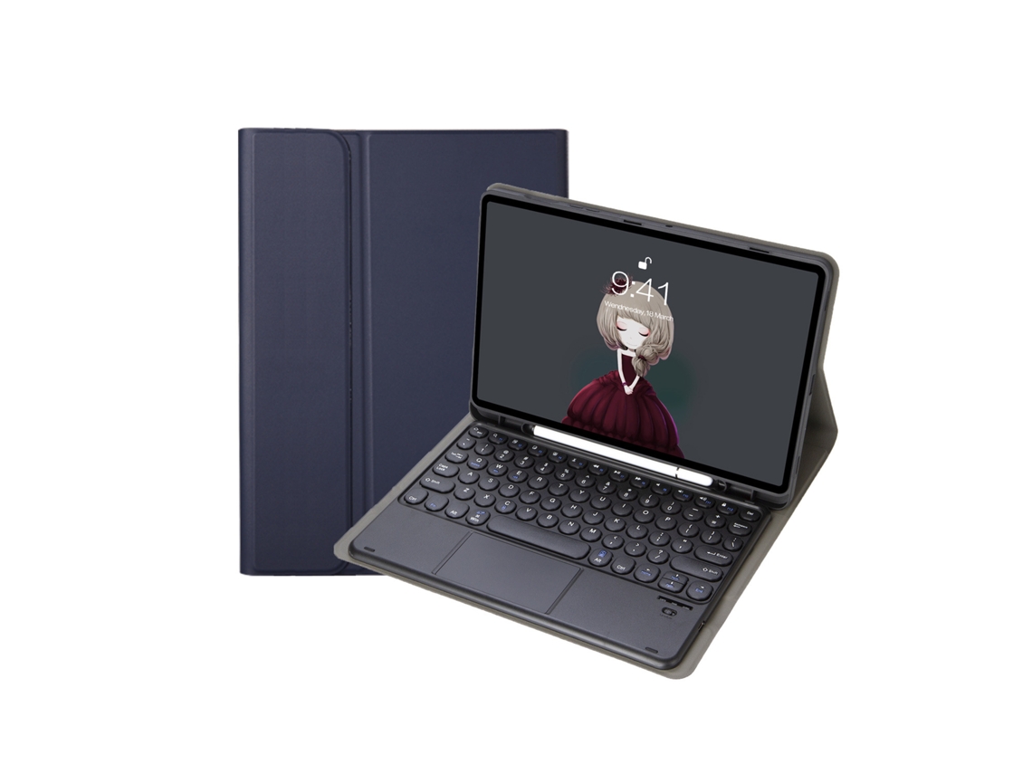 Capa Teclado CUICH para Samsung Galaxy Tab A9 Plus 11 Polegadas com Teclado Touch Bluetooth (Royal Blue) 